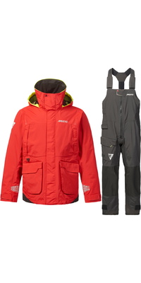 2026 Musto Mens BR1 Channel Jacket & Trouser Sailing Suit 82399B - True Red / Black